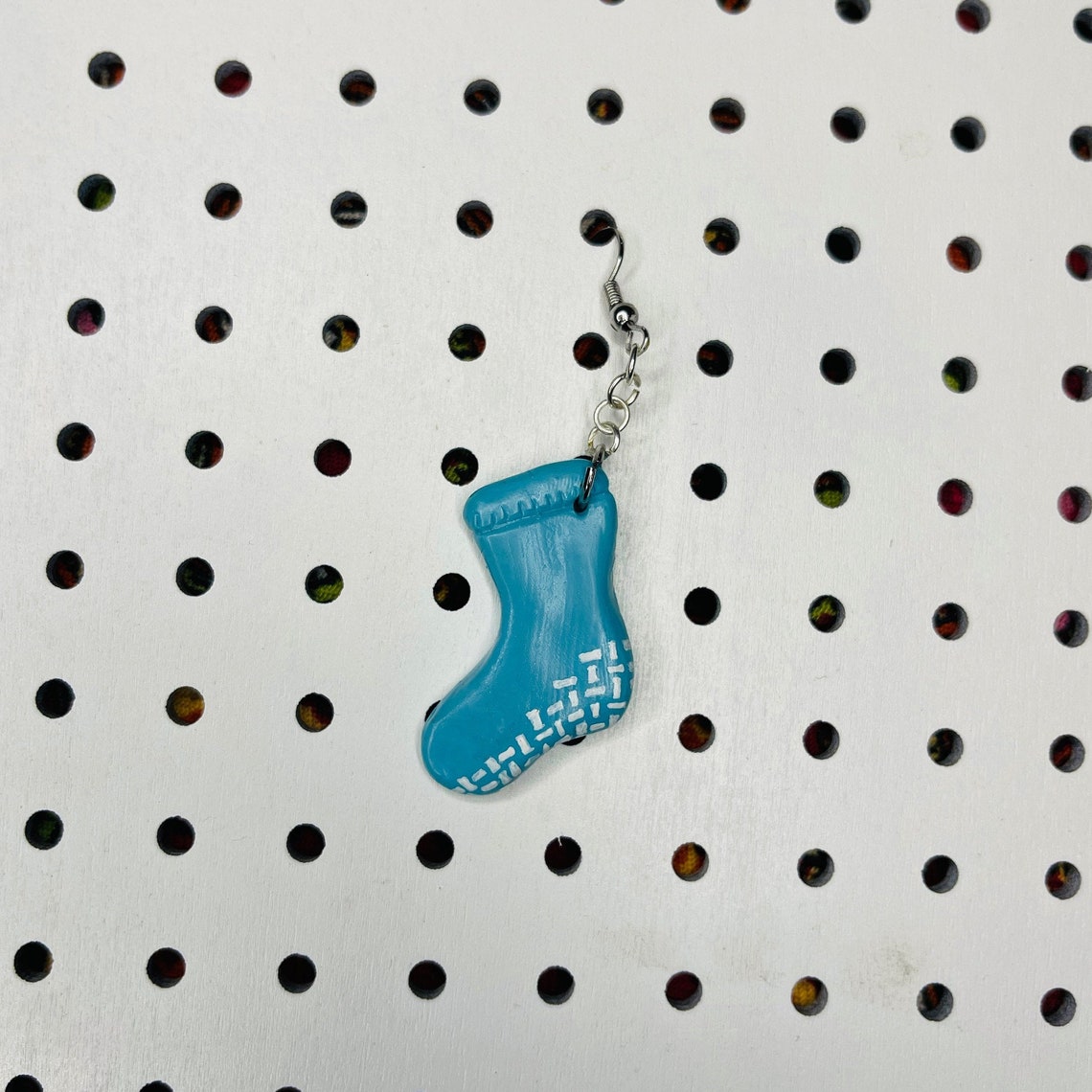 Psych Ward Hospital Grippy Socks Earrings Etsy