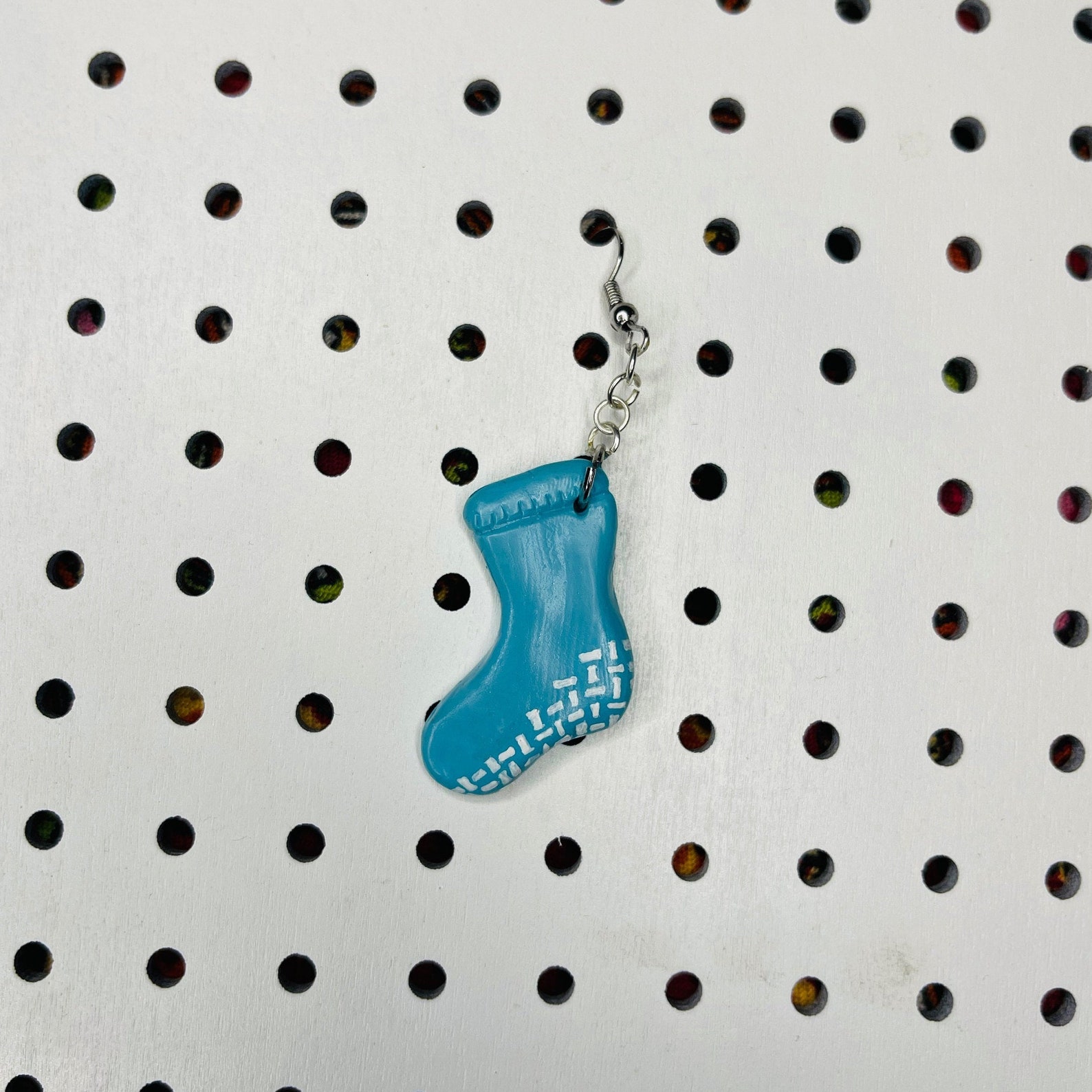 Psych Ward Hospital Grippy Socks Earrings Etsy