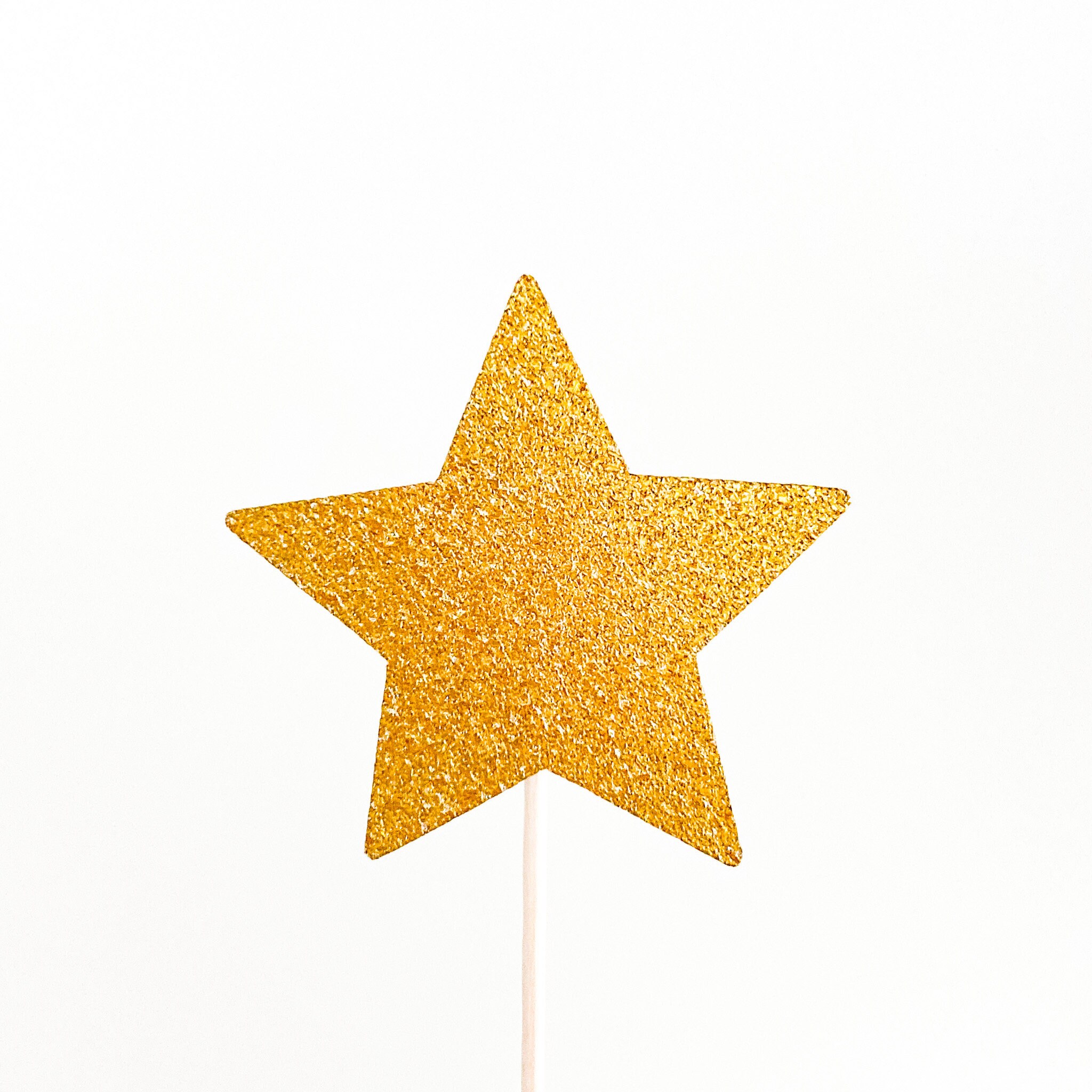 Star Cupcake Topper Cupcake Toppers Star Decor Party Etsy
