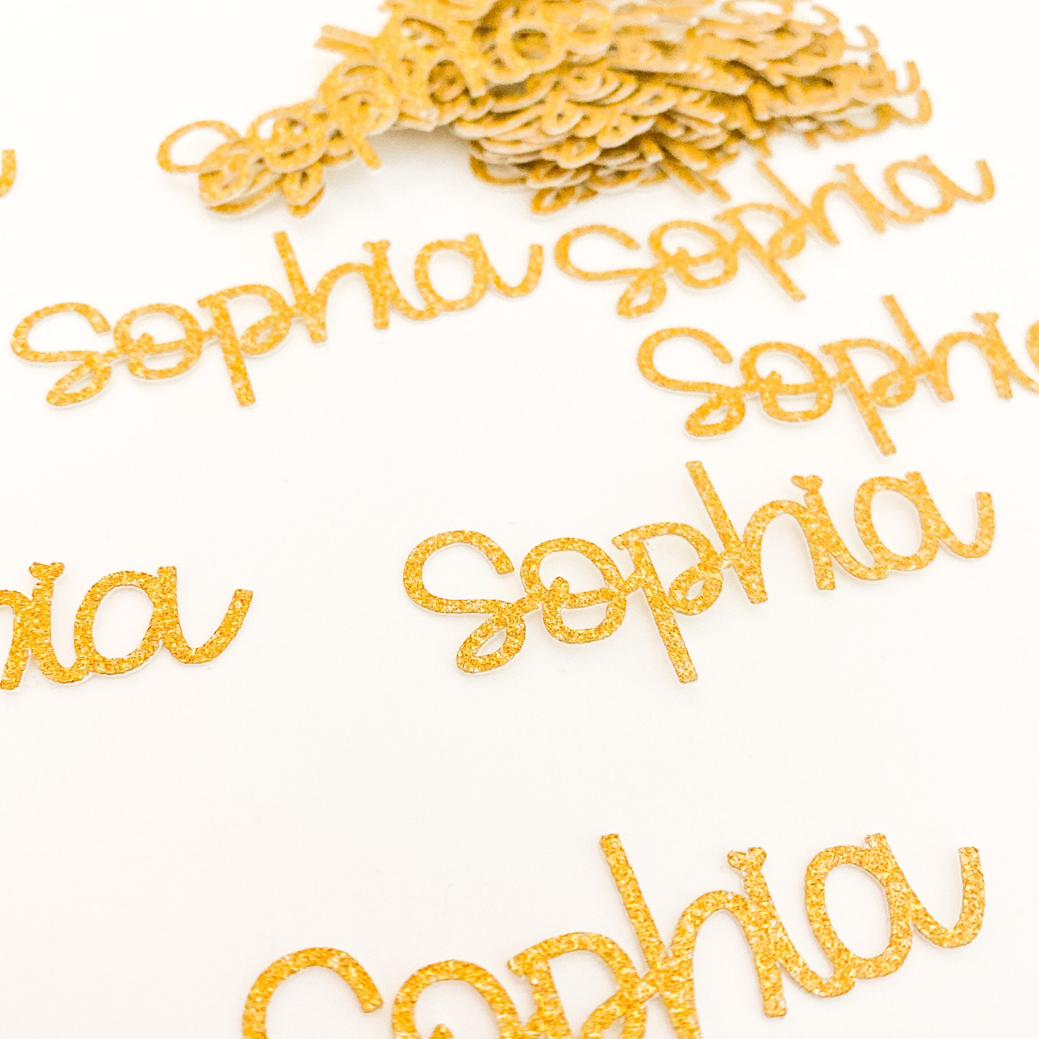 Name Confetti Personalized Name Confetti Custom Name Etsy