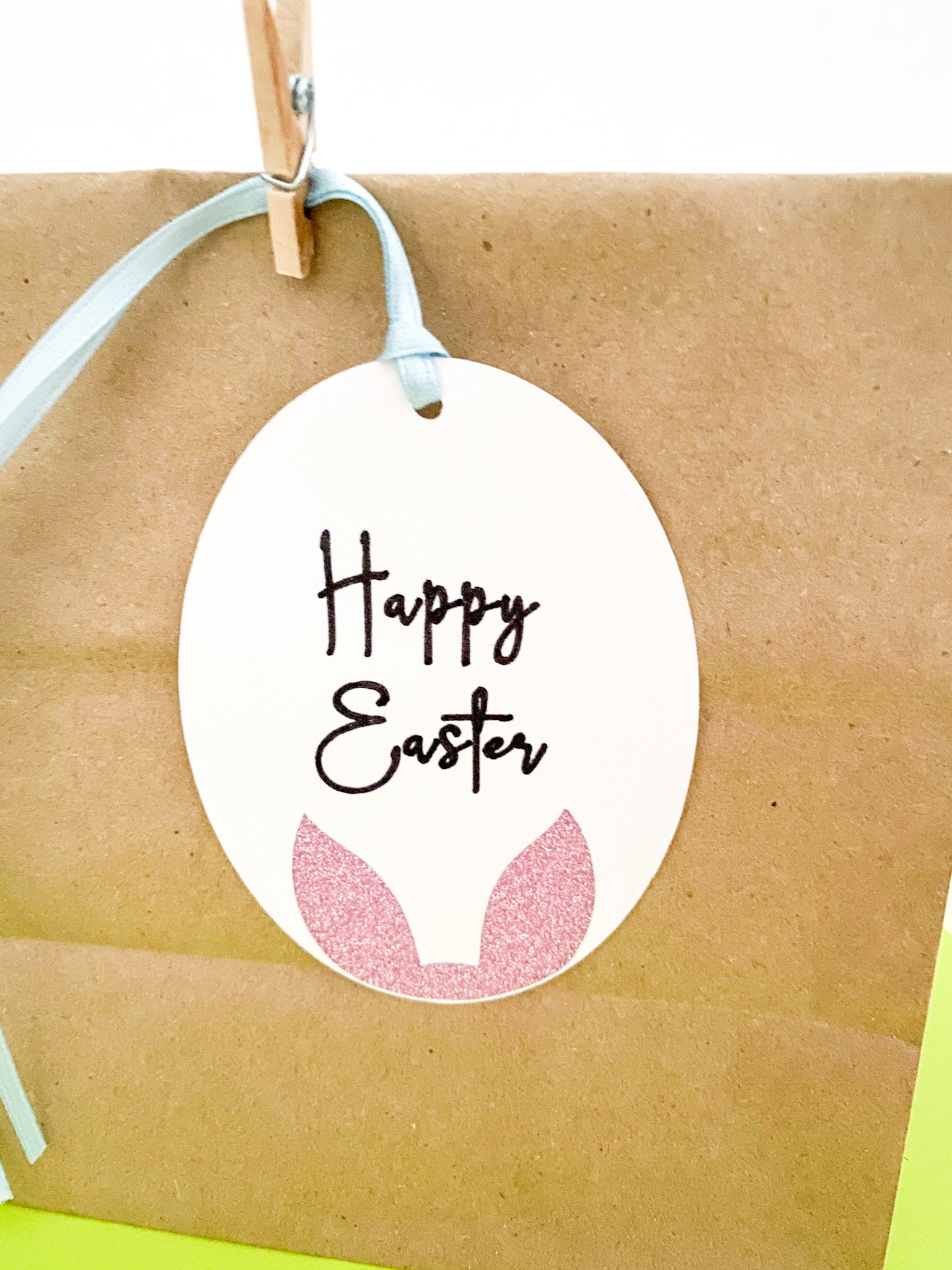 Easter Gift Tags Set of 6 Easter Egg Tag Easter Goody Bag Etsy