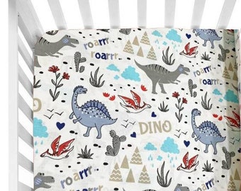 dinosaur baby sheets