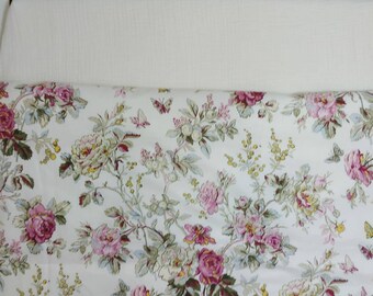 floral cot bed duvet cover