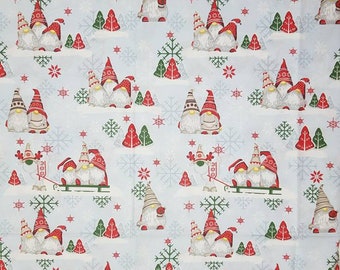 christmas cot bed sheet