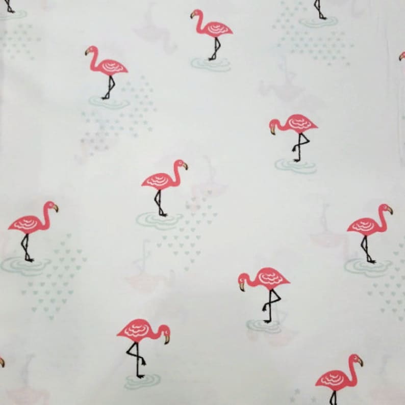 Flamingo Crib Sheet Toddler Sheets Set 100 Cotton Organic Etsy