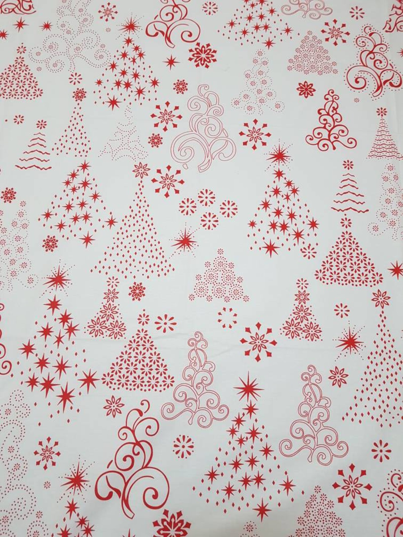 Red Christmas Crib Sheettoddler Sheets Set 100 Cotton Poplin Etsy
