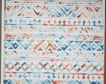 geometric crib sheets