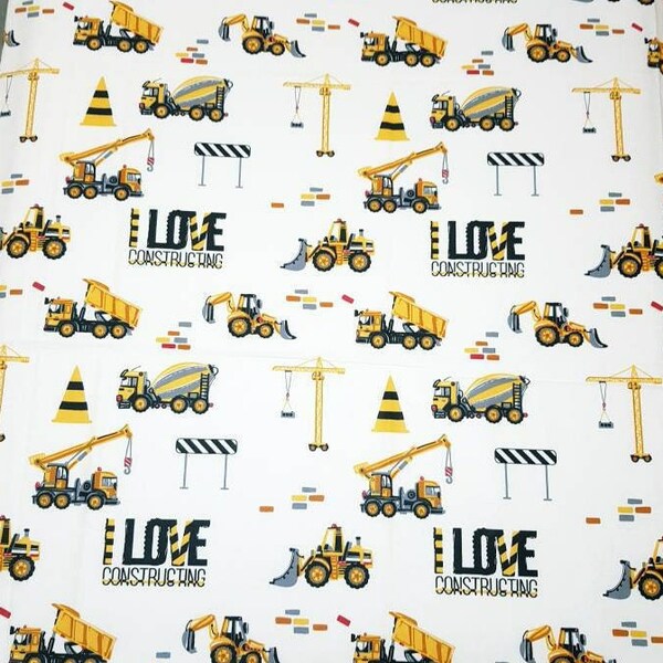Construction Crib Sheets Etsy