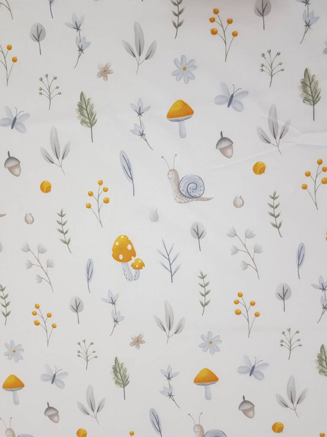 Mushrooms Crib Sheet Toddler Sheets Set 100 Cotton Poplin Etsy