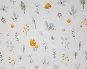 toddler sheets set Woodland crib sheet cot bed forest animals 100/% cotton poplin fabric bedding baby deer nature woodland uk nursery
