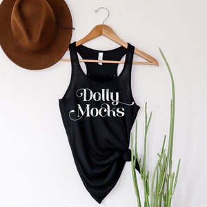 Bella Canvas 8800 Flowy Racerback Mockup | Bella Canvas 8800 Black Mockup | Black Racerback Tank Mockup | Bella Canvas Racerback Tank Mockup