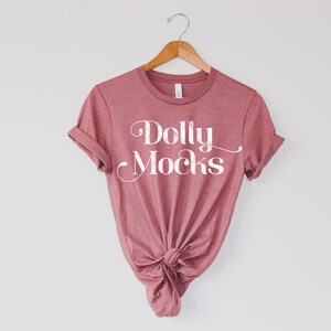 Bella Canvas 3413 Mockup | Bella Canvas Mauve Triblend Mockup | Hanging T Shirt Mockup | Bella Canvas T Shirt Mockup | 3413 Mauve Triblend