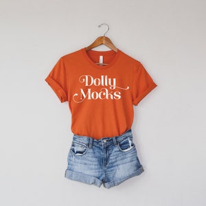 Fall shirt mockup | Orange shirt mockup | Halloween Shirt Mockup | Football Mockup | Bella Canvas Burnt Orange Mockup | Bella Canvas 3001