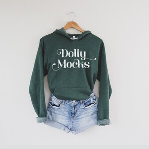 Bella Canvas Hoodie Mockup | 3719 Mockup | 3719 Heather Forest Mockup | Bella Canvas Heather Forest Hooded Sweatshirt Mockup