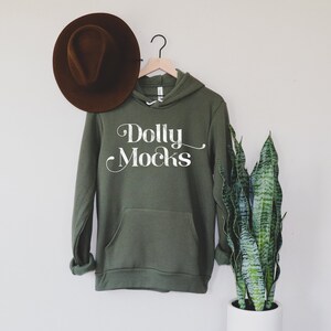 Bella Canvas Military Green Hoodie Mockup | 3719 Military Green Mockup | Fall Mockup | Bella Canvas Hoodie Mockup | 3719 Mockup | Sweatshirt