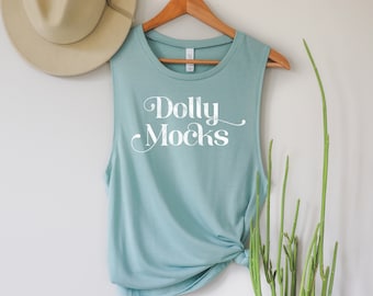 Bella Canvas 8803 Mockup Front and Back | Bella Canvas 8803 Dusty Blue Mockup | Muscle Tank Mockup | Bella Canvas Muscle Tank Mockup