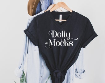 Download V Neck Mockup Etsy