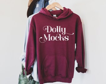 Gildan Hoodie Mockup | Sweatshirt Mockup | Herbst Mockup | Shirt Mockup | Hoodie Mockup | Gildan 18500 Mockup | Kastanienbraun Hoodie Mockup |