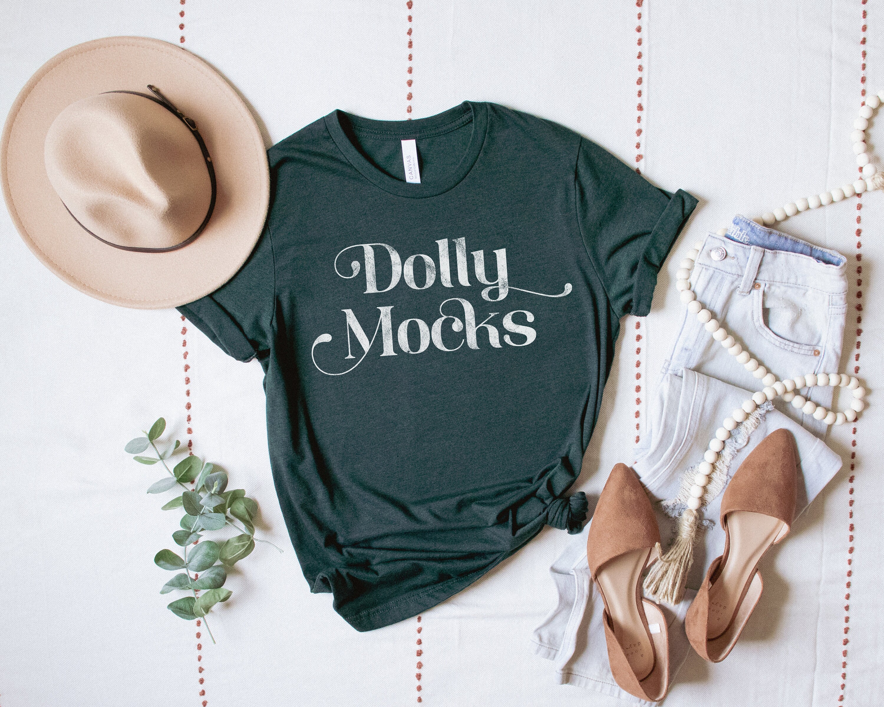 bella canvas heather emerald