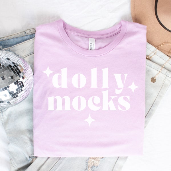 Bella Canvas 3001 Lilac Mockup | Spring T Shirt Mockup | Folded T Shirt Flat Lay Mock Up