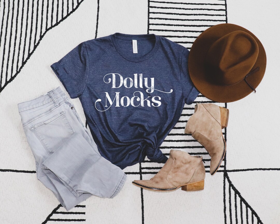 Heather Midnight Navy Bella Canvas Mockup 3001 Bella Canvas - Etsy