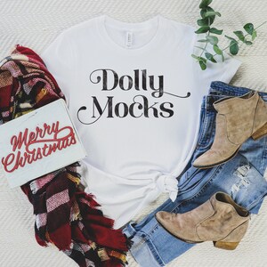 Christmas Mockup | Holiday Mockup | Bella Canvas 3001 Mockup | Bella Canvas White T Shirt Mockup | White T Shirt Mockup | 3001 White