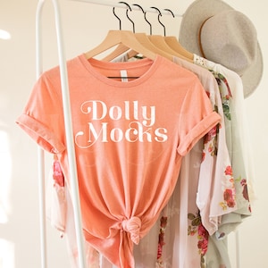 Bella Canvas 3001 Mockup | Bella Canvas 3001 Heather Sunset Mockup | Hanging T Shirt Mockup | Styled Flat Lay | Summer Mockup
