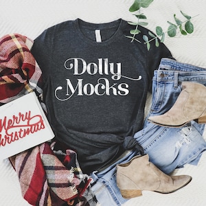 Christmas Mockup | Christmas T Shirt Mockup | Holiday Mockup | Bella Canvas 3001 Dark Grey Heather | Dark Grey Heather 3001 Mockup