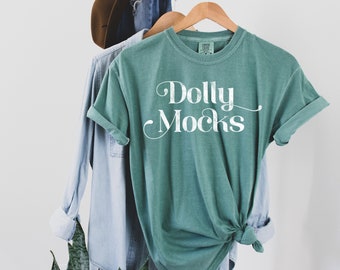 Comfort Colors C1717 Mockup | 1717 Mockup | 1717 Light Green | C1717 Mockup | Spring T Shirt Mockup | Comfort Colors Mockup Light Green