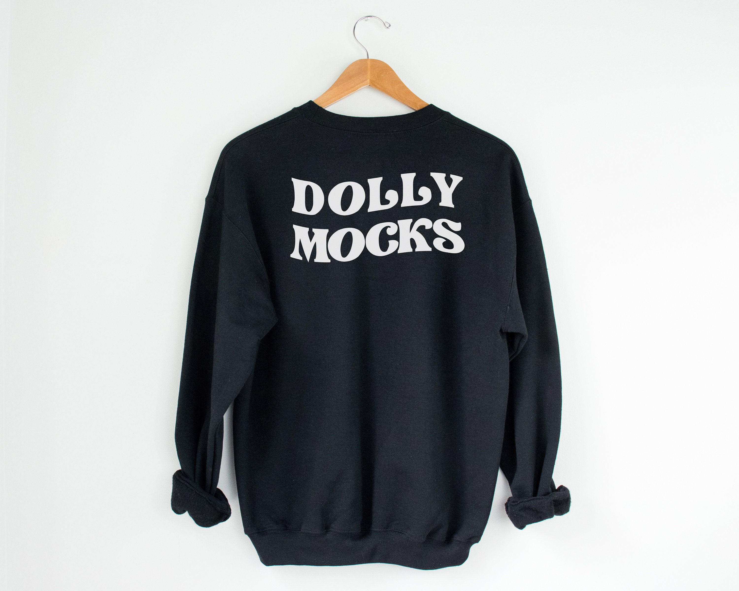 sweatshirt mockup black