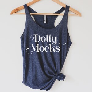 Next Level 6733 Vintage Navy Mockup | Next Level 6733 Mockup | Hanging Mockup | Next Level 6733 Racerback Mockup | 6733 Vintage Navy