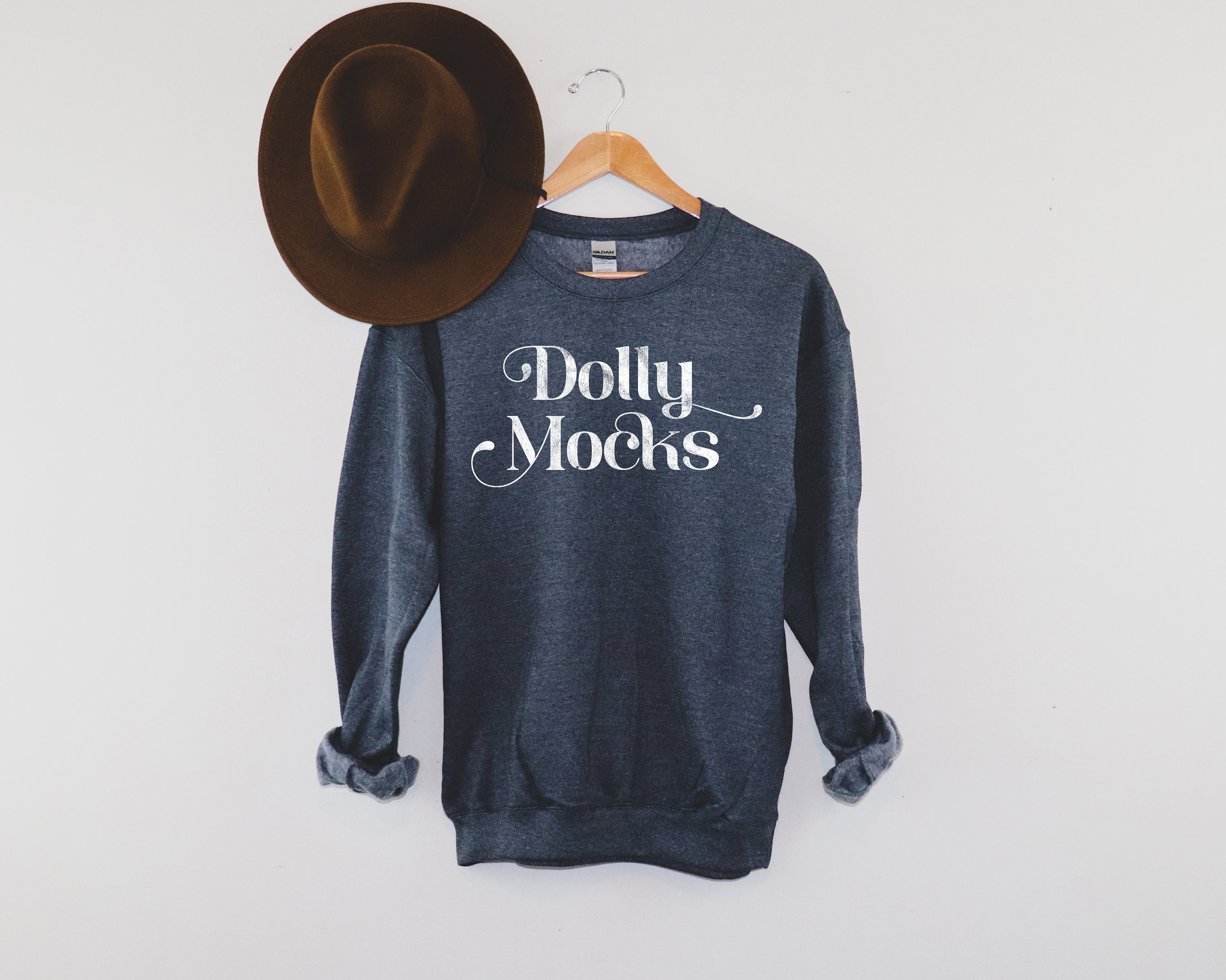 Download Gildan 18000 Mockup Dark Heather Sweatshirt Mockup Fall | Etsy