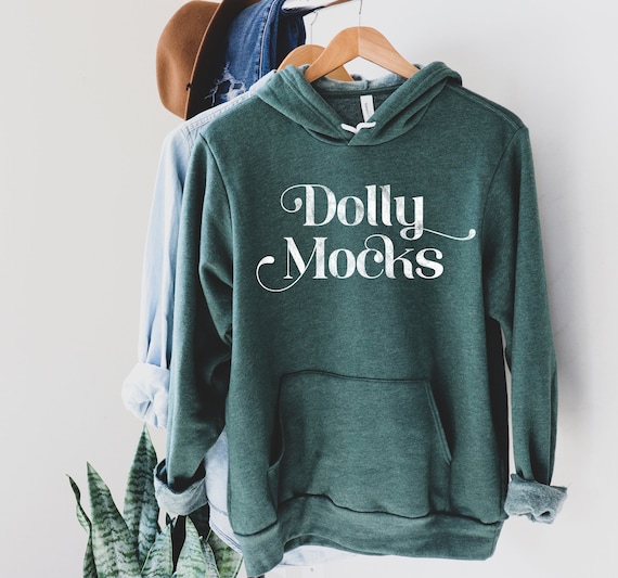 Download 3719 Heather Forest Mockup Bella Canvas Hoodie Mockup 3719 Etsy