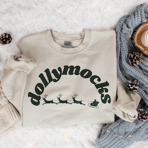 Sand 18000 Mockup | Sand Sweatshirt Mockup | Gildan Mockup Sand | Christmas Sweatshirt Mockup | Flat Lay