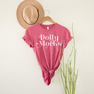Bella Canvas 3001 Heather Raspberry Mockup | Bella Canvas 3001 Mockup | Hanging T Shirt Mockup | Natural Lighting Boho Mockup