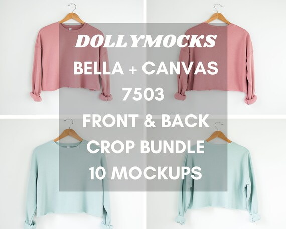 Bella Canvas 7503 Crop Fleece Mockup Bundle 7503 Mockup 7503 Mauve Dusty Blue Brick Deep Heather Navy Mockup Bundle Etsy UK