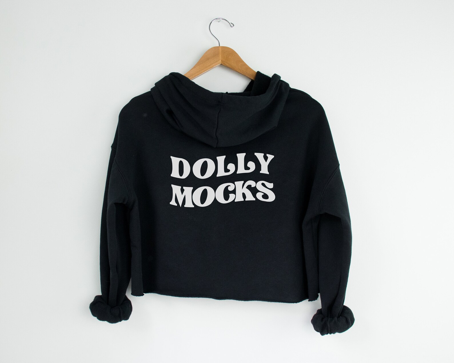 Bella Canvas 7502 Women�s Cropped Fleece Hoodie Mockup Etsy