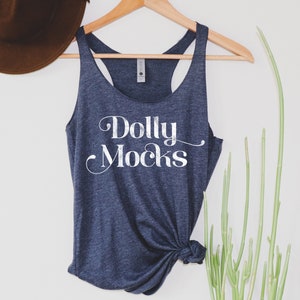Next Level 6733 Vintage Navy Mockup Front and Back | Next Level 6733 Mockup | Hanging Mockup | Next Level 6733 Racerback Tank Mockup