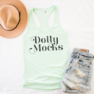 Next Level 1533 Mockup | 1533 Mint Mockup | Summer Flat Lay | Cute Flat Lay | Women&#39;s Tank Top Mockup | NL1533 Tank Top Mockup