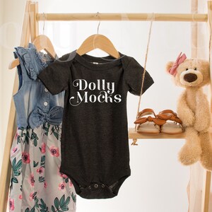 Bella Canvas 100B Dark Grey Heather Mockup | Bodysuit Mockup | Bella Canvas Baby Mockup | Boho Mockup  | Bella Canvas Mockup | Mock Up