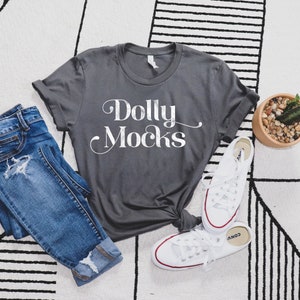 Bella Canvas 3001 Asphalt Mockup | Bella Canvas 3001 Mockup | Bella Canvas Asphalt Mockup | Styled Shirt Mockup | Bella + Canvas Mockup