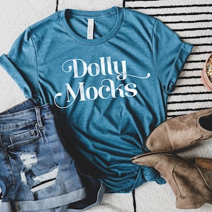 Bella Canvas Heather Deep Teal Mockup | Heather Deep Teal Mockup | Bella Canvas 3001 Mockup | Heather Deep Teal 3001CVC | Teal 3001