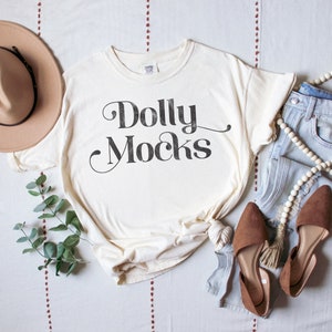 Comfort Colors C1717 Mockup | Fall 1717 Mockup | 1717 Ivory | Fall TShirt Mockup | T Shirt Mockup | Ivory Comfort Colors T Shirt Mockup