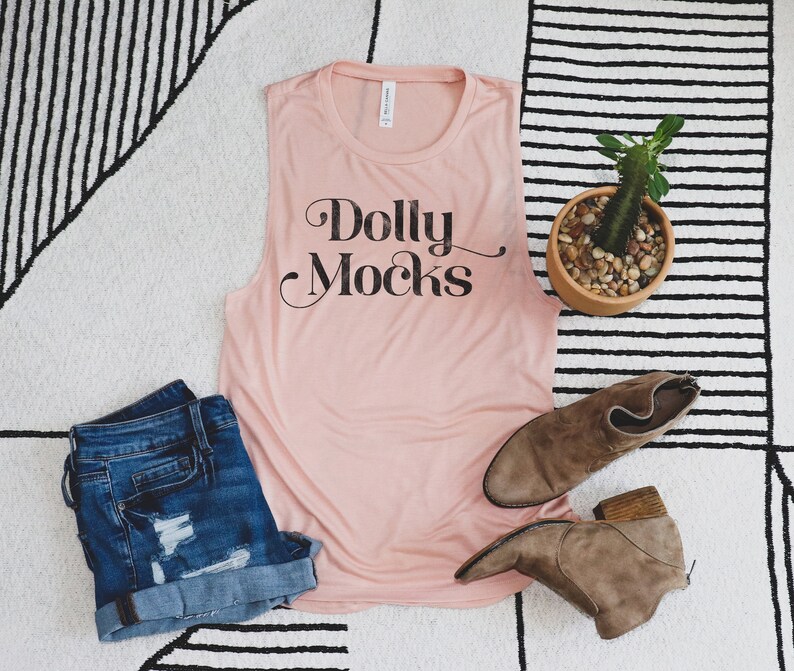 Download Bella Canvas 8803 Peach Mockup Flat Lay Cactus Bella Canvas | Etsy