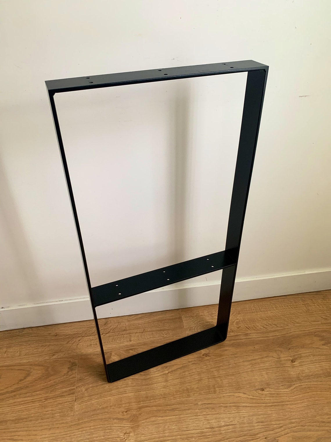 Pieds console double plateau en métal noir ou brut lot de 2 Etsy France