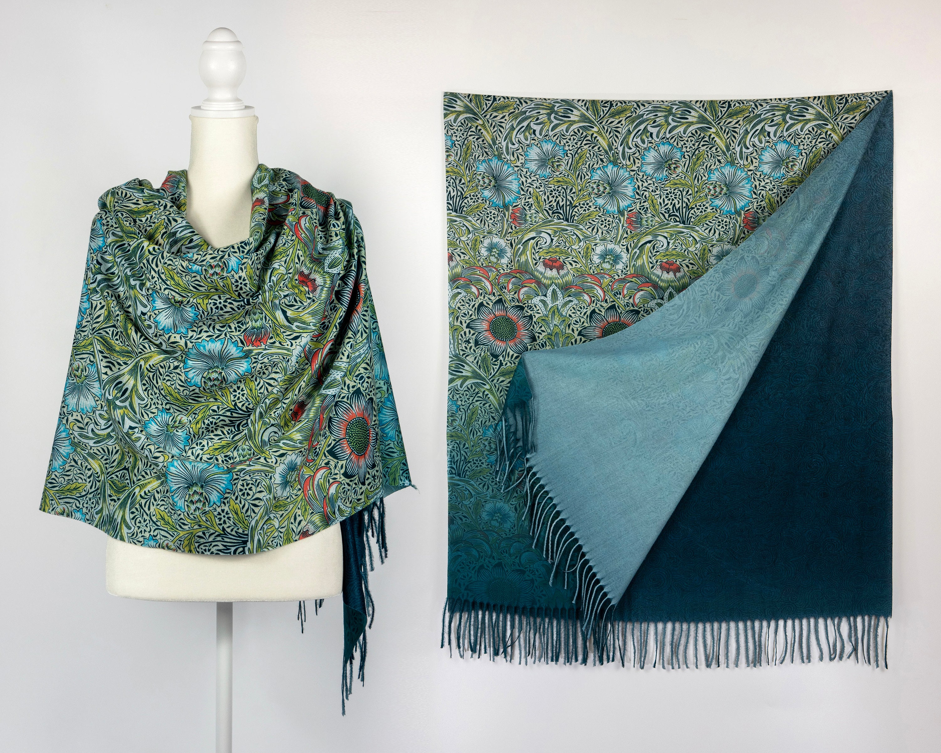 hawaiian print shawls