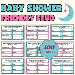 Babyparty Freundliches Fehde Spiel | Druckbares Baby Party Spiel | Babyfamilie Fehde | Babyfehde | Baby Fehde Spiel | Baby Fehde Spiele | Babyshower