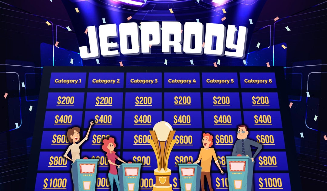 Customizable Jeopardy Template Host Your Own Game Show - Etsy Canada