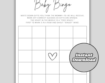 Baby Shower Bingo | Printable Baby Shower Games | Baby Words Game | Baby Scramble Games | Word Scramble Baby Shower Game