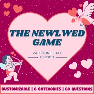 Jeu des jeunes mariés - Le quiz ultime des partenaires | Jeu Rendez-vous | Jeu de Couple | Jeu Jeunes Mariés | Saint-Valentin | Idée de rendez-vous amoureux | Jeu de Couple